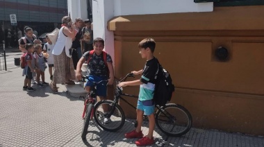 Bicicletas por la educación en Pilar