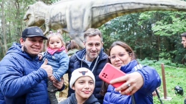 El predio recuperado del Pellegrini convertido en un Parque Jurásico gratuito