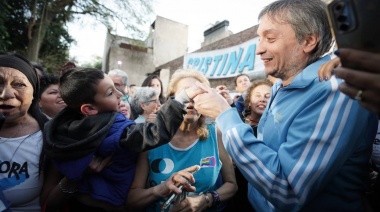 Máximo Kirchner en el Encuentro de la militancia "Sumate a darla vuelta" en Avellaneda