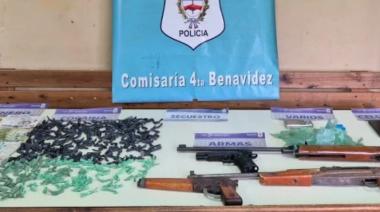 Cayó una banda que comercializaba drogas tras un allanamiento