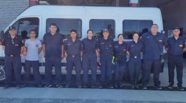 Bomberos de Pilar viajaron a Villa Gesell para colaborar con tareas de rescate y remoción de escombros