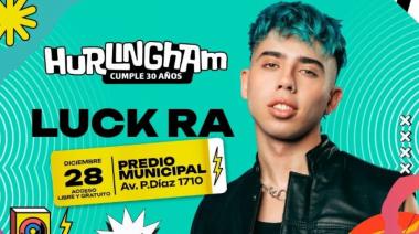 Luck Ra se presenta gratis en Hurlingham este 28 de diciembre