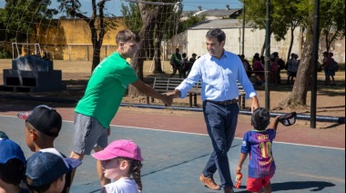 San Isidro: Ramón Lanús visitó la Colonia de Verano en la que participan más de 5000 chicos