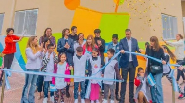 Juan Andreotti inauguró la renovación de la Escuela Primaria N°15 y Secundaria N°26