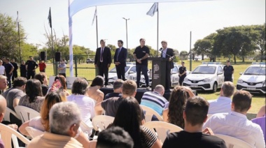 Kicillof puso en funcionamiento nuevos patrulleros en San Isidro