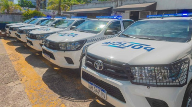 San Fernando sumó ocho nuevos móviles policiales para reforzar la seguridad