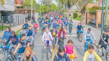 San Fernando celebra la primavera con una nueva edición de la bicicleteada familiar