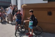 Bicicletas por la educación en Pilar
