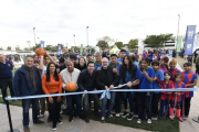 Nardini inauguró el “Playón Multideportivo Villa de Mayo”
