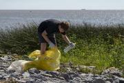 San Isidro: más de 120 estudiantes limpiaron la costa para generar conciencia ambiental