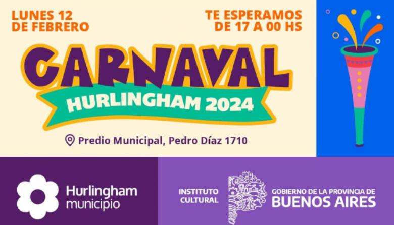 Llega el Carnaval 2024 a Hurlingham