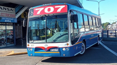 Implementan un nuevo recorrido de la línea 707 en San Isidro