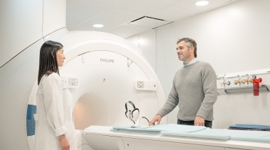 El nuevo resonador del Hospital Central de Pilar, en pleno funcionamiento
