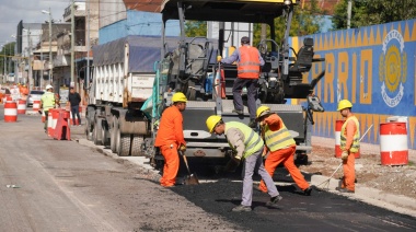 Avanzan las obras de remodelación de avenidas en San Martín