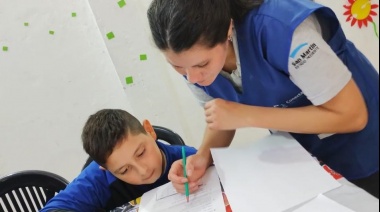 San Martín relanzó un programa de apoyo escolar para acompañar a alumnos de primaria y secundaria