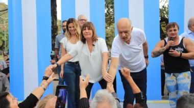 Bullrich y Grindetti recorrieron Hurlingham: “Se terminaron los gerentes de la pobreza, los Grabois no van a manejar un peso más”