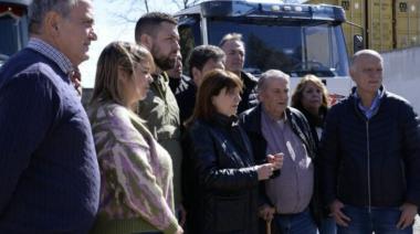 Bullrich y Grindetti visitaron a víctimas de la inseguridad en Hurlingham