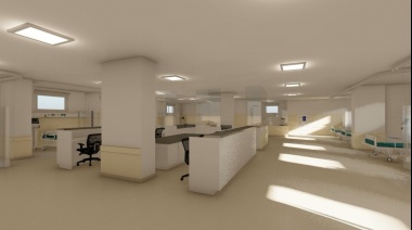 Avanza la renovación del área de terapia intensiva del Hospital Houssay