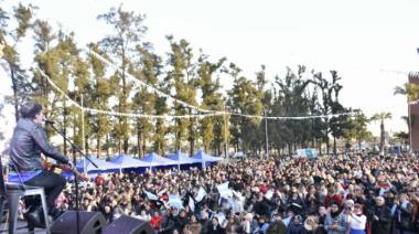 Las familias malvinenses celebraron los 208 años de independencia