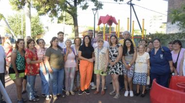 Correa realizó la habilitación de la Plazoleta “San Eduardo”, en el Área de Promoción El Triángulo