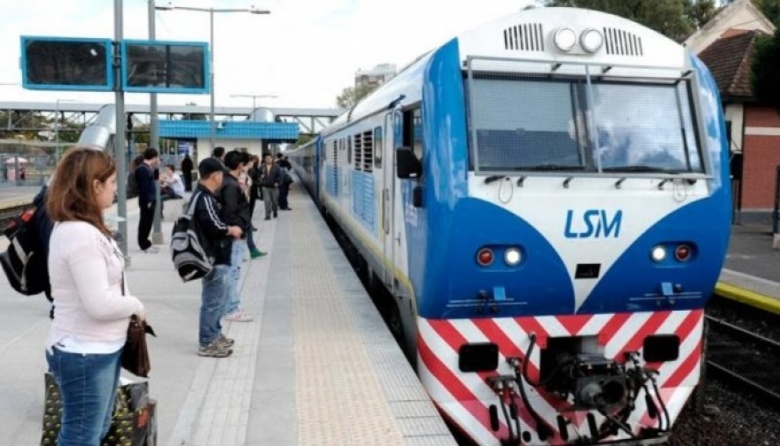 El tren San Martín funcionará con servicio reducido el fin de semana