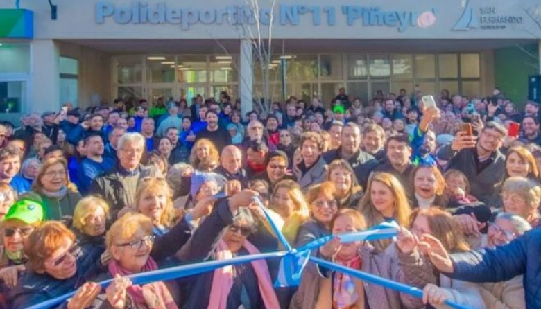 Juan Andreotti inauguró el Polideportivo N°11 “Piñeyro”