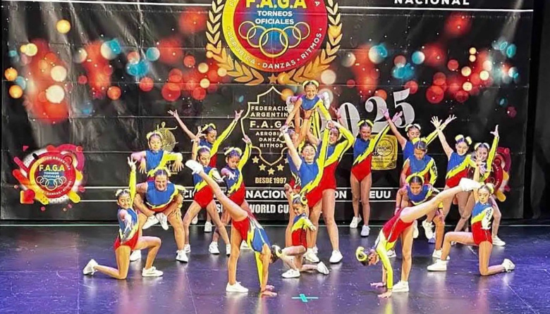 El Club Municipal Luchetti, semillero de campeonas en Gimnasia Aeróbica