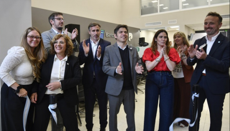 Kicillof inauguró una nueva sucursal del Banco Provincia en el parque industrial de Pilar