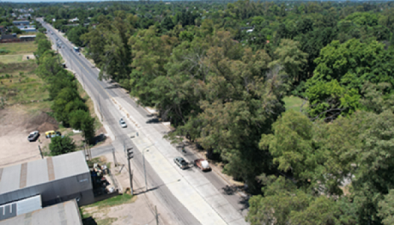 Pilar: avanza una obra clave sobre la Ruta Provincial 8 para mejorar la circulación