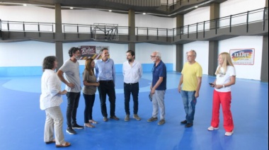 Fernando Moreira y Gabriel Katopodis recorrieron las obras del Club Peretz