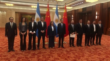 Cecilia Moreau abogó por la cooperación bilateral ante la Asamblea Popular Nacional china