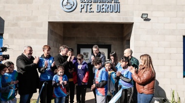 Achával y Massa inauguraron juntos el Club Municipal Derqui "Lionel Messi"