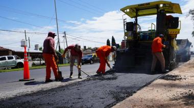 Avanzan las obras sobre la Ruta Provincial 23 en Malvinas Argentinas