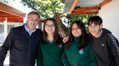 Más aulas, más inclusión: Achával acompañó la ampliación de la Escuela “Santo Tomás” en Alberti