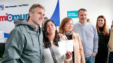 Achával inauguró el nuevo Registro Civil de Manzanares