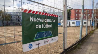 San Isidro: avanza la construcción de una nueva cancha en el Club Basi