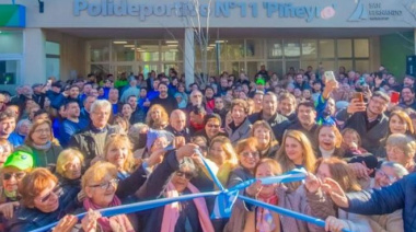 Juan Andreotti inauguró el Polideportivo N°11 “Piñeyro”