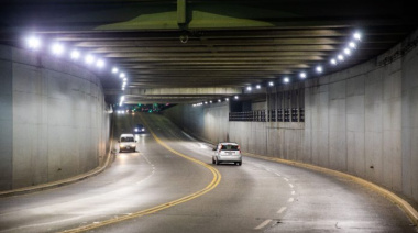 San Isidro renovó la iluminación de los túneles vehiculares