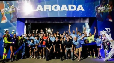 Más de ocho mil personas participaron de la 3ra Milla Nocturna de Malvinas Argentinas