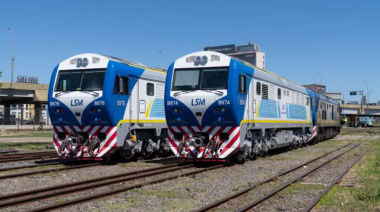 El tren San Martín suma tres nuevas locomotoras para reforzar el servicio