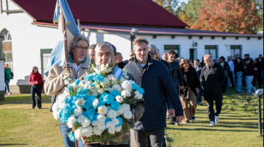 Achával y los héroes de Malvinas en un nuevo aniversario del hundimiento del ARA General Belgrano