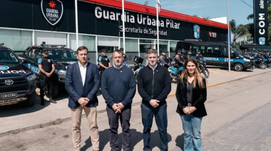 Pilar incorporó nuevos vehículos y tecnología para reforzar la prevención del delito.
