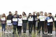 Los alumnos de 6to año de primaria de Malvinas Argentinas, dieron la “Promesa al medio ambiente”