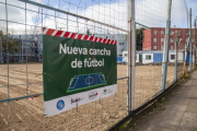 San Isidro: avanza la construcción de una nueva cancha en el Club Basi