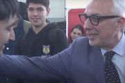 Julio Zamora acompañó la entrega de un vehículo a la Escuela Técnica N° 4 junto a Ford Argentina