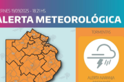 Alerta naranja en toda la Provincia: el temporal avanza con fuertes lluvias, viento y granizo