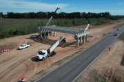 Avanzan las obras para transformar en autovía la ruta provincial 41