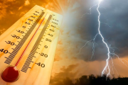 Fin de semana en Provincia con alerta amarilla por tormentas y altas temperaturas