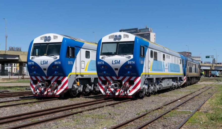 El tren San Martín suma tres nuevas locomotoras para reforzar el servicio