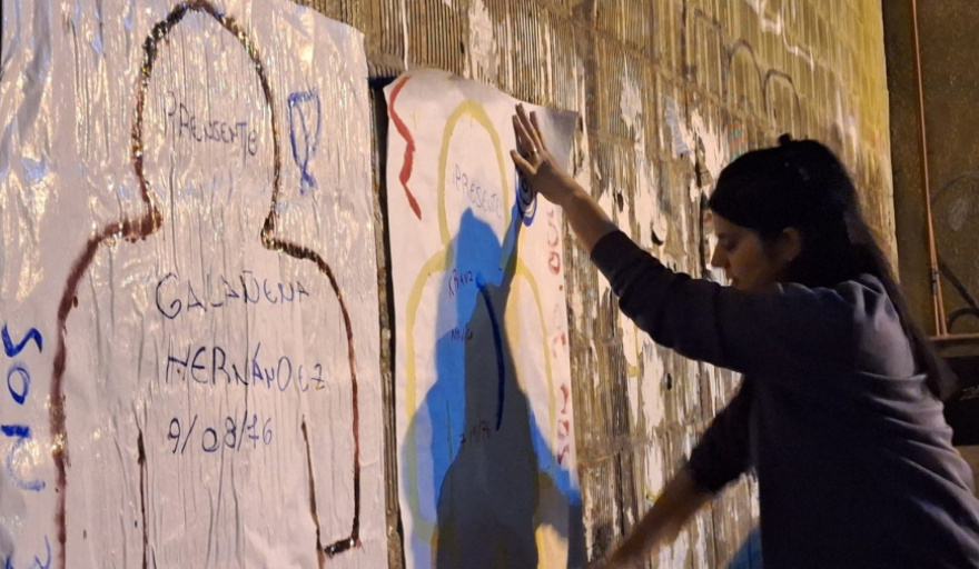 Siluetas, música y vigilia: la previa del 24 de marzo que mueve a zona norte